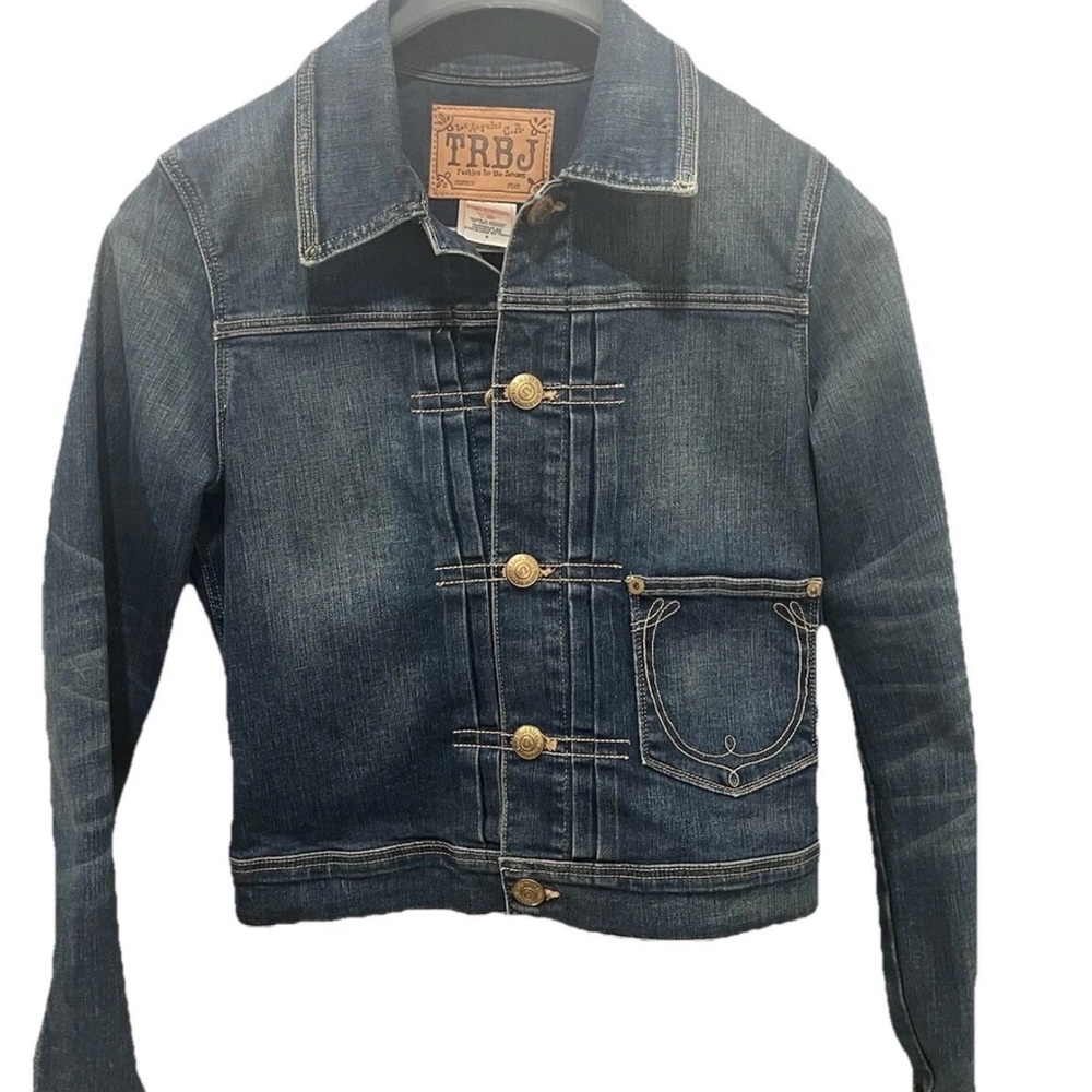 True Religion Jacket Lyndsay  Lonestar  Size Small  Denim Jacket TRBJ Denim